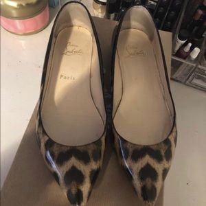 AUTHENTIC cheetah print Christian Louboutin